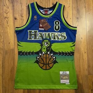 NWT Mitchell & Ness Steve Smith Atlanta Hawks 1996-97 Reload Swingman Jersey M